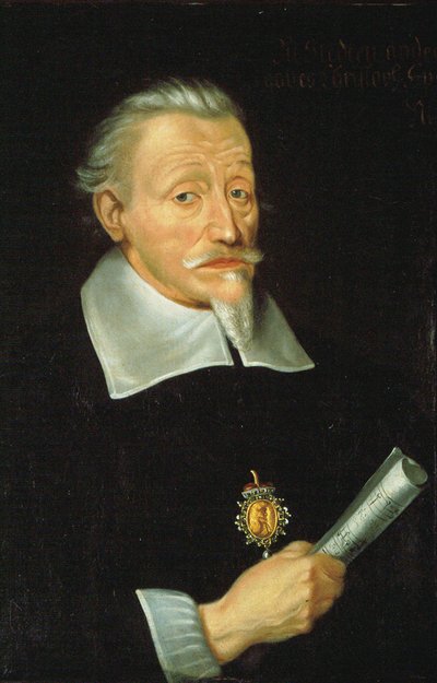 Porträt des Komponisten Heinrich Schütz von Christoph Spetner