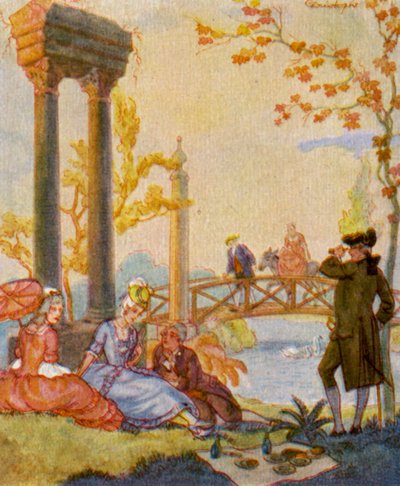 Park mit Ruine von Christophe (1856 1945)
