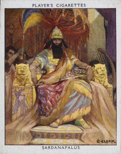 Sardanapalus von Christopher (after) Clark