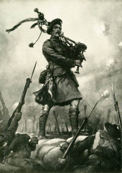 Wie Piper Laidlaw das Victoria-Kreuz am 25. September 1915 gewann, ca. 1920 von Christopher Clark