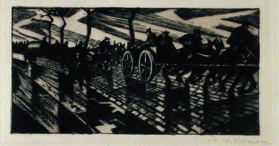 Auf dem Weg nach Ypern von Christopher Richard Wynne Nevinson