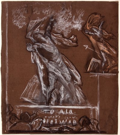 Figurenstudie für ein Kriegsdenkmal, ca. 1920 von Christopher Williams