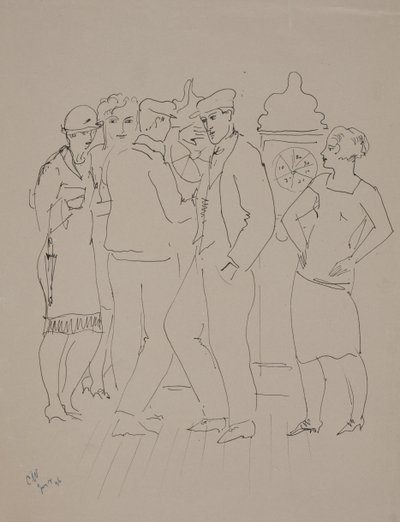 Bar in Marseille, 14. Juni von Christopher Wood