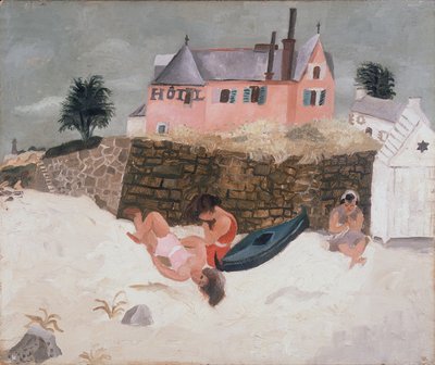 La Plage Hotel, Ty-Mad, Treboul, 1930 von Christopher Wood