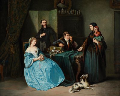 Danhauser (Umkreis) Beim Pfandleiher von Circle of Josef Danhauser