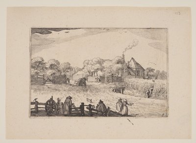 Pot’s Inn, aus Ansichten der Umgebung von Haarlem (Plaisante Plaetsen) von Claes Jansz. Visscher