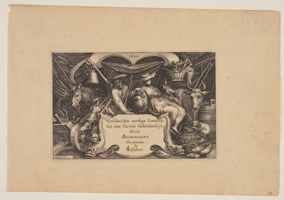 Titelseite, aus Landschaften von Claes Jansz. Visscher
