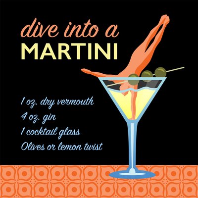 Klassischer Martini von Claire Huntley