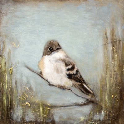 Ruhiger Vogel auf Zweig von Claire Lerner