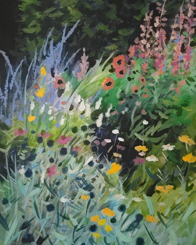 Lebendige Gartenblüte von Claire Whitehead