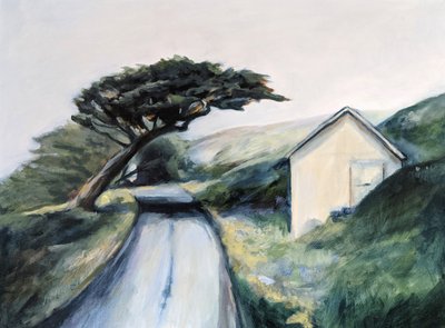 Verschlungene Landstraße nach Hause von Claire Whitehead
