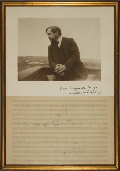 Manuskriptseite der Musik für 