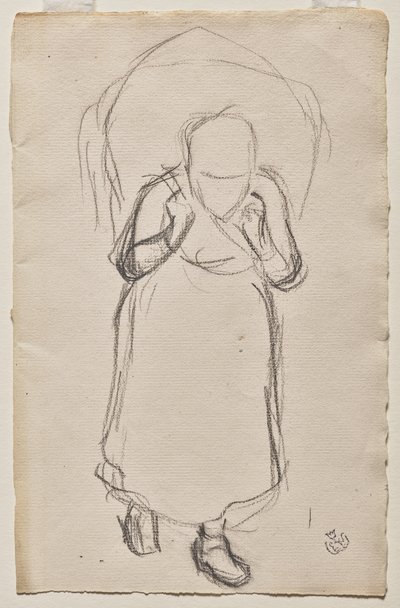 Studie für Seetangsammler, Yport von Claude Emile Schuffenecker