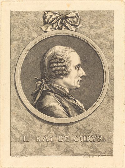 L. Bay de Curys von Claude Henri Watelet after Charles Nicolas Cochin II