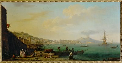 Ein Blick auf Neapel und den Vesuv von Claude Joseph Vernet
