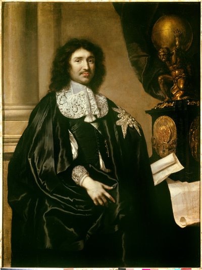 Porträt von Jean Baptiste Colbert (1619-1683), Minister von Ludwig XIV. von Claude Lefebvre