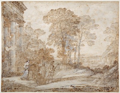 Das Treffen zwischen Venus und Aeneas, ca. 1678 von Claude Lorrain
