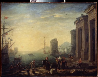 Morgen im Hafen von Claude  Lorrain