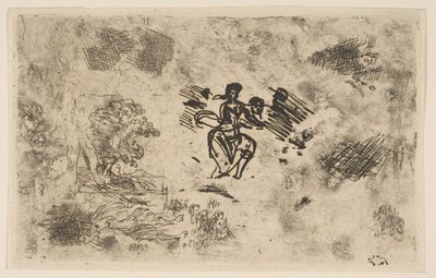 Sitzende Frau und andere Skizzen, ca. 1630-33 von Claude Lorrain