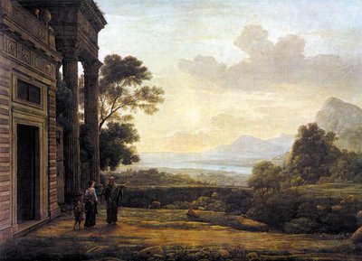 Die Verbannung der Hagar von Claude Lorrain