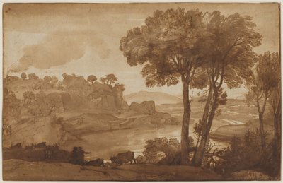 Ansicht der Acqua Acetosa, ca. 1645 von Claude Lorrain