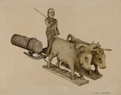 Holztransport von Claude Marshall