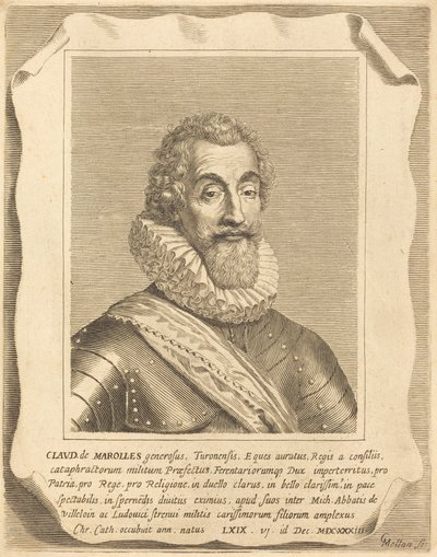 Claude de Marolles von Claude Mellan