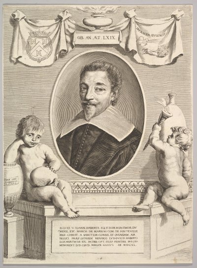 Jean Habert de Montmor von Claude Mellan