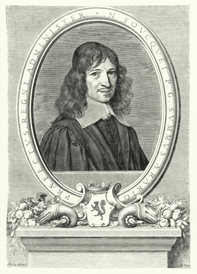 Nicolas Fouquet, Finanzminister in Frankreich unter Ludwig XIV. von Claude Mellan