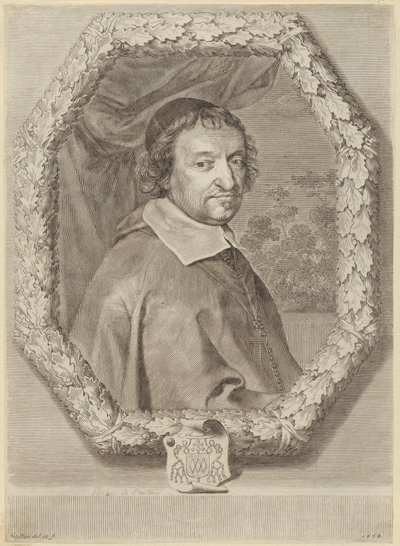 Porträt von Victor Le Bouthillier von Claude Mellan