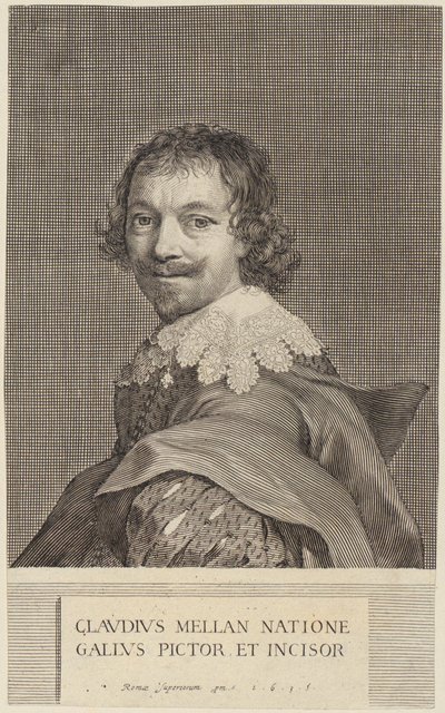 Selbstporträt von Claude Mellan von Claude Mellan