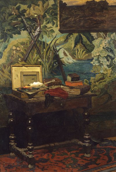 Eine Ecke des Ateliers von Claude Monet