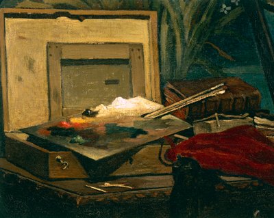 Eine Ecke des Ateliers von Claude Monet