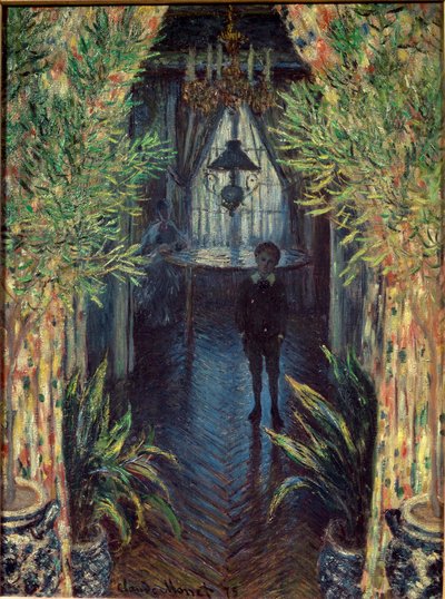 Eine Ecke einer Wohnung von Claude Monet