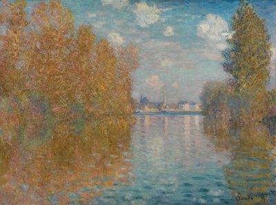 Herbststimmung in Argenteuil, 1873 von Claude Monet
