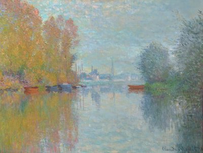 Herbst an der Seine, Argenteuil 1873 von Claude Monet