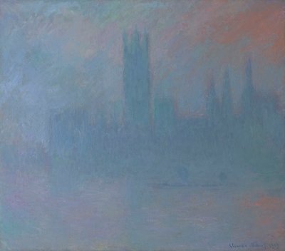 Häuser des Parlaments im Nebel 1903 von Claude Monet