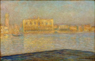 Der Dogenpalast von San Giorgio Maggiore aus gesehen von Claude Monet