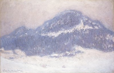 Mont Kolsaas, nebliges Wetter, 1895 von Claude Monet