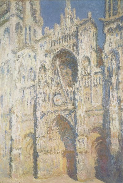 Kathedrale von Rouen im vollen Sonnenlicht: Harmonie in Blau und Gold, 1894 von Claude Monet