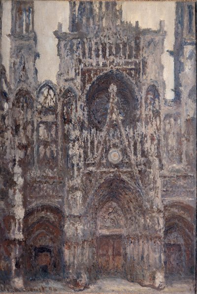 Kathedrale von Rouen, das Portal, braune Harmonie von Claude Monet