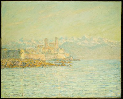 Das alte Fort in Antibes von Claude Monet