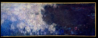 Die Nympheas; die Wolken. Rechter Teil des Triptychons, gemalt in Giverny. von Claude Monet