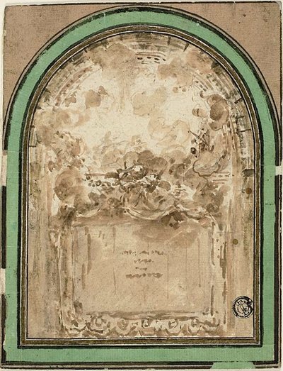 Projekt für die Decke des Salle de Spectacle de Besancon von Claude Nicolas Ledoux