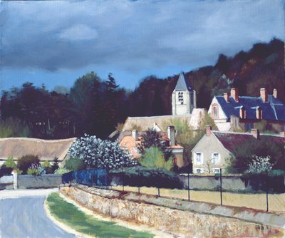 Dorf in der Île-de-France von Claude Salez