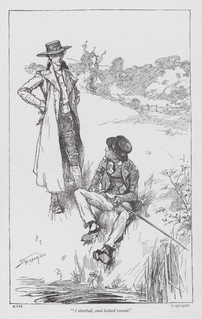 Illustration für Lavengro von George Borrow (Litho) von Claude Shepperson
