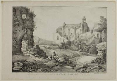 Ruinen des Kommandopostens des Malteserordens, Clisson von Claude Thienon