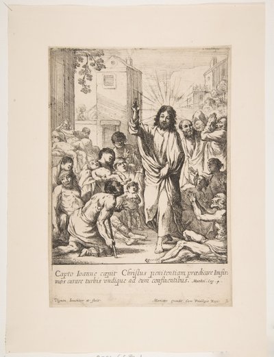 Heilung der Kranken Jesus Christus heilt mehrere Kranke in Galiläa von Claude Vignon