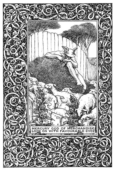 Frontispiz zu The Field of Clover, 1899 von Clemence Housman