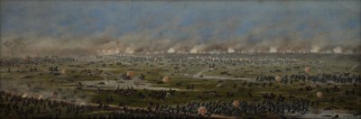 Angriff auf die zweite brasilianische Kolonne in Curupaytí von Candido Lopez